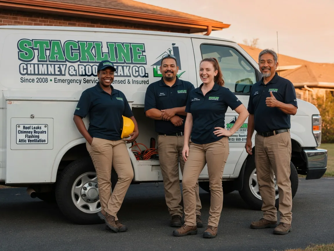 Chimney flashing repair company in Fentress, TX